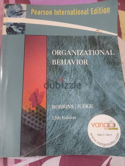 كتاب سلوك تنظيمي  organizational behavior 13 edition