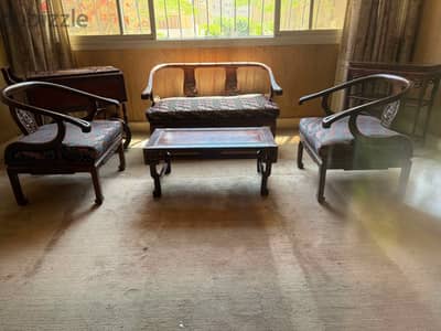Natural rose wood Salon