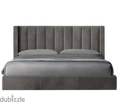MDF wood single bed 120*200*120 CM Grey