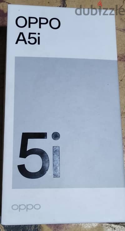 تليفون كسر زيرو oppo A5i مساحه 128 رامات 4+4