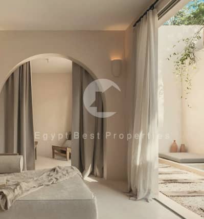 للبيع Twin House بمساحة 152 متر مربع داخل مشروع Ramla في رأس الحكمة بالساحل الشمالي، أحد المشروعات الساحلية المميزة التي توفر تجربة معيشية راقية وموقع