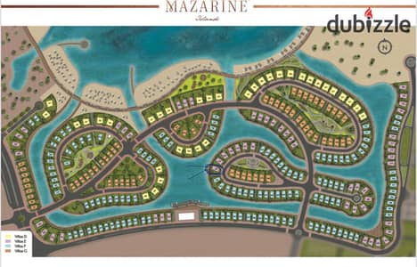 فيلا مستقلة فاخرة للبيع في Mazarin – استلام فوري – 586م أرض – 513م مباني – واحدة من أفضل وحدات العلمين الجديدة