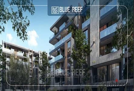 Apartment for sale in Yellow Residence Compound, prime location in Fifth Settlement, close to Mohamed Naguib Axis and the New Administrative Capital.
