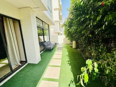Premium Furnished Apartment For Rent in Lakeview residence compound prime location with Garden