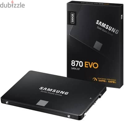 هارد Samsung 870 EVO SSD 500GB أصلي بحالة ممتازة للبيع