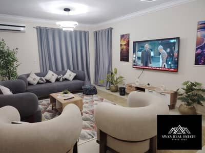 شقة فندقية مودرن للإيجار السنوي والشهري واليومي في كمبوند جنة 2 الشيخ زايد | موقع حيوي بجوار أركان ومسجد الشرطة | 3 غرف نوم مكيفة بفيو رائع لاند سكيب