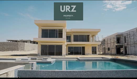 فيلا استاندالون sea view مع private pool لوكيشين وفيو panoramy تشطيب كامل مع التيكفات بالتقسيط او خصم هائل في راس الحكمة بالقرب من لافيستا و هاسيندا