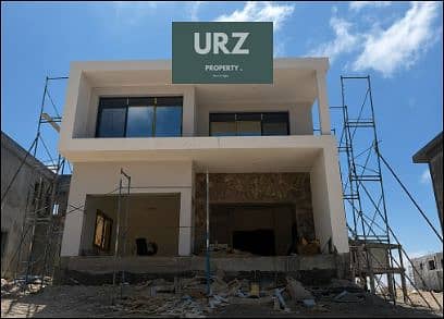 فيلا توين هاوس 5 غرف sea view بجاردن مميز 340 م للبيع في راس الحكمة الساحل الشمالي بالتقسيط 10 سنين وخصم هائل  بالقرب من بلاج و ساوث ميد و هاسيندا ويس