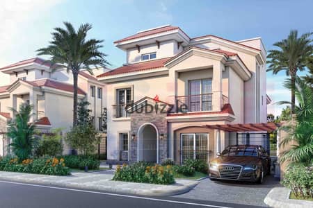 فيلا Town House للبيع (المباني 280م + الأرض 245م + رووف 65م ) كومباوند صواري