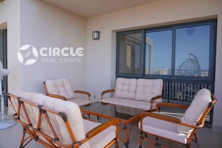 بنتهاوس ٢٨٤م مفروش بالكامل ٤ غرف نوم للإيجار في مارينا ٢ الساحل الشمالي Marina 2 North Coast