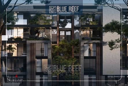 Apartment with garden for sale in Yellow Residence Compound, prime location in new cairo, close to Mohamed Naguib Axis and the New Capital.