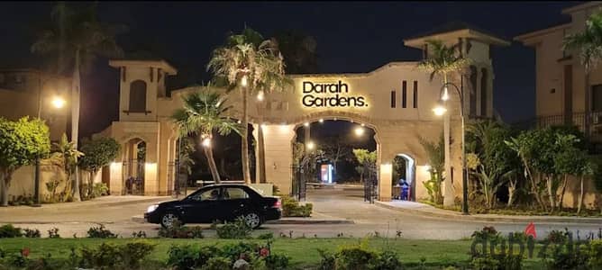توين هاوس فاخر للإيجار خلف مول العرب مباشرةً للإيجار بداره جاردنز  4 غرف + ليفينج + روف + جاردن خاصة