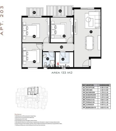 133 sqm Apartment for Sale in Valencia El Shorouk | 3 Bedrooms | 10% Down Payment