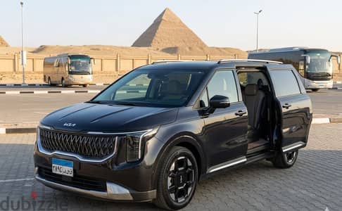 كيا كرنفال 2025 للإيجار مع سائق | Kia Carnival Rental Egypt | خدمة VIP