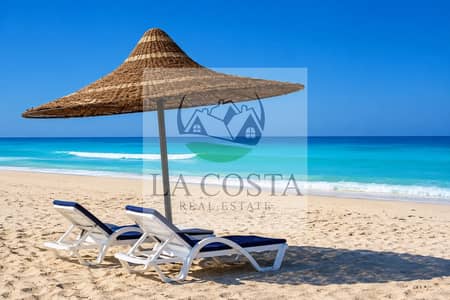 resale hot deal for quick sale luxury fully finished chalet with roof in youd - Al ahly sabbour north coast with all furniture and appliances