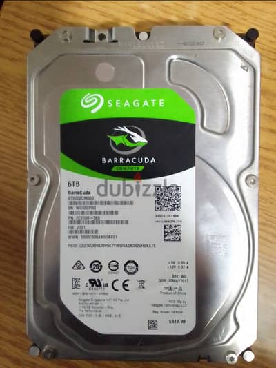 هارد 6 تيرا سيجيت استيراد خارج Seagate Barracuda 6TB HDD