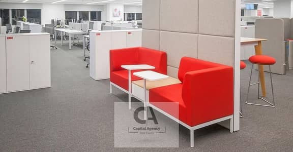 Office space for rent, 1570 sqm, fully finished with air conditioning - The Place Mivida - near Hyde Park and Sodic Eastown - Fifth Settlement