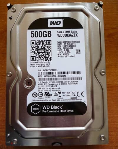 WD blue 500gb  WD Black 500gb