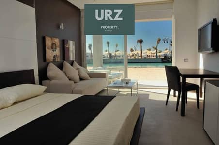 Highest rental yield in Ras El Hekma Ground floor chalet with garden and private beach on the lagoon Prime location next to Seazen Marbay La Vista
