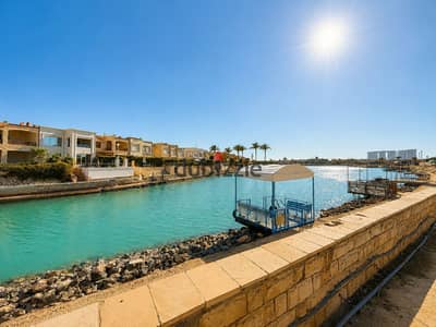  Exclusive Villa for Rent in Marina 5, North Coast | Second Row from the Sea & First Row on the Crystal Lagoon | Private Marina, Private Swimming Po