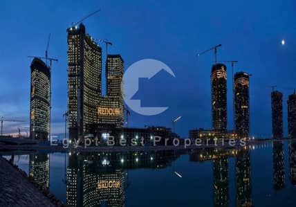 شاليه متشطب بالكامل باطلاله كامله علي البحر للبيع في مازارين العالمين عرض لفتره محدوده مع اطول فتره سداد تصل الي 12 سنه
