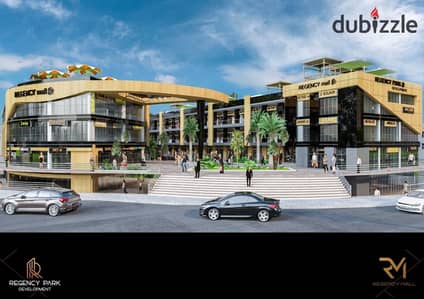 6 Months Delivery Shop for Sale in October Gardens, 6 of October City With installments, Delivery soon, 42 M