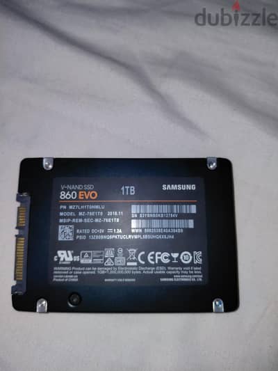 Samsung 860 evo 1TB