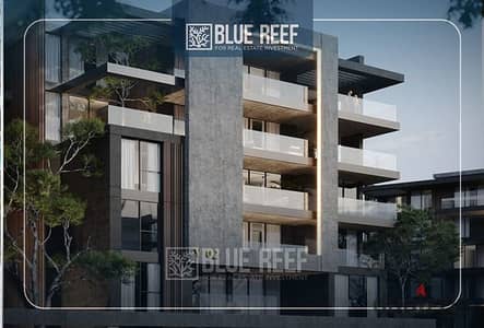 Apartment with garden for sale in Yellow Residence Compound, prime location in new cairo, close to Mohamed Naguib Axis and the New Capital.