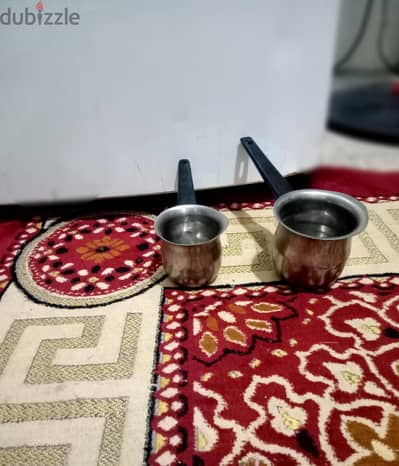 ثلاثه كنكه لتحضير القهوة التركيه  استانلس ستيل اصلي جديد