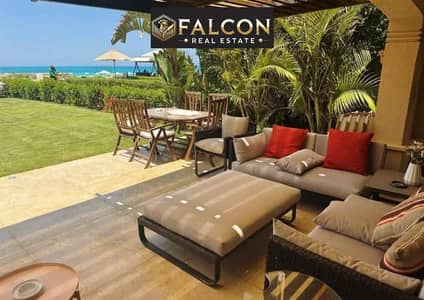 radytomove A distinctive chalet for sale in Ain Sokhna, Lavista Gardens, fully finished, directly on the sea.