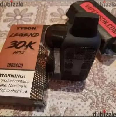 شيشةvape فيب اكتروني بطعم التبغ  السجاير العادية ( Tobacco)