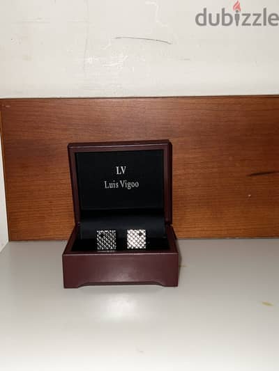 Luxury Silver Square Cufflinks