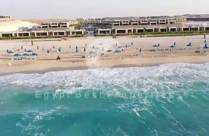 شاليه غرفتين نوم للبيع باقل مقدم واقساط تصل الى 10 سنوات متشطب بالكامل فى موقع مميز مارينا 5