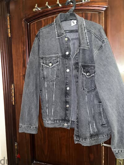 Men’s Black Denim Jacket | Washed Black Jean Jac
