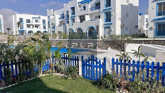 Resale Chalet with Roof for Sale fully finished Super Lux with furniture and appliances ready to move in Rhodes MV Ras El Hekma North Coast