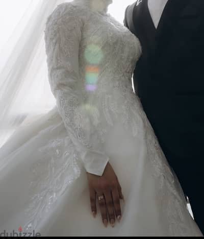 Wedding dress, white