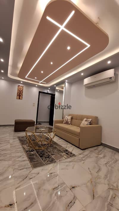 Fully furnished, air-conditioned hotel-style studio with all modern appliances, in a prime location in Nasr City on Abbas El Akkad Street and near Cit