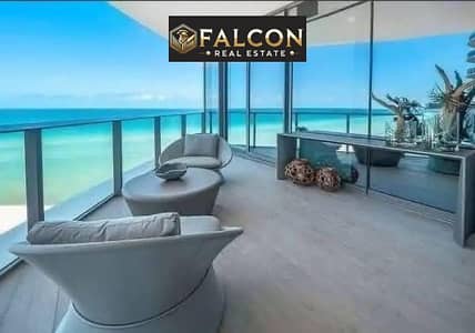 ستوديو فندقي SEA VIEW 100 % اعلي من البحر ب 70 دور ف ابراج السخنه تقسيط علي 10 سنين