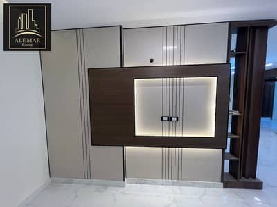 For sale in Madinaty, a 211 sq m apartment with ultra-super-lux finishing, directly next to services, with a wide garden view. Talaat Moustafa