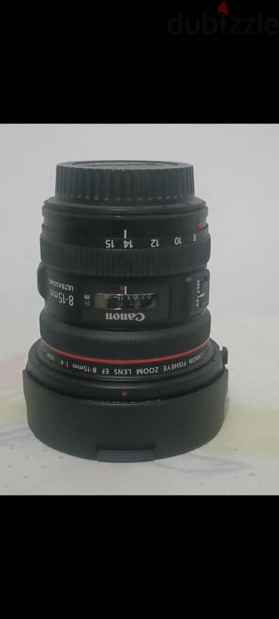 canon 8:15 f4 fisheye