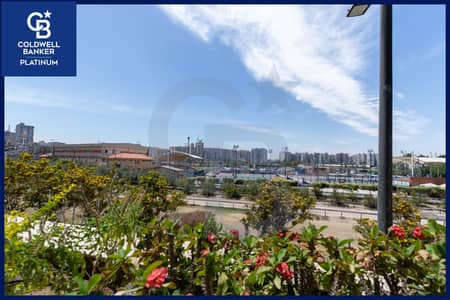 Furnished administrative office for rent, 295 m² - Soleek, your home in the club (Smouha) - Ultra super deluxe finishing - Open view of the club.