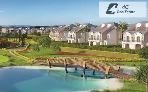 For quick sale Middle townhouse 390m immediate resale Layan Sabbour – New Cairo Open view landscape with a distinctive layout ready for viewing