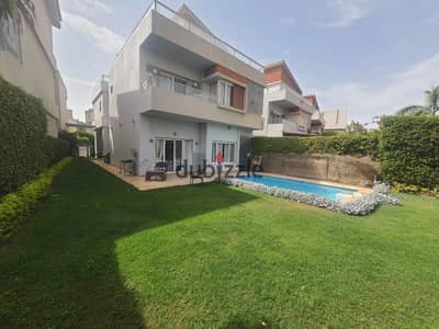 For sale a standalone villa with a pool finished modernly at Zayed Dunes Sheikh Zayed