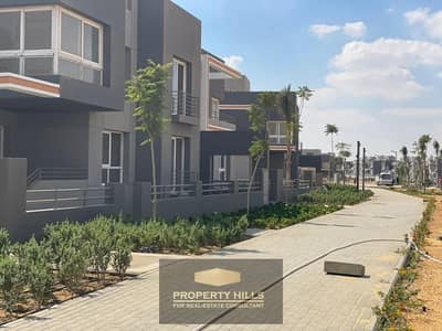 Rent an apartment on the ground floor, fully finished, installment in Sheikh Zayed, Kayan Compound in Grand Heights