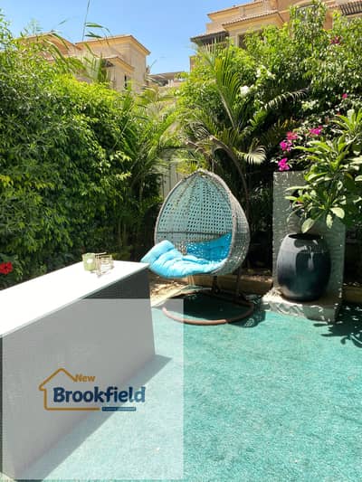 شقه ارضى بحديقه للايجار مفروش فى كمبوند ستون ريزيدنس  Furnished Ground Floor Apartment with Garden for Rent in Stone Residence Compound.