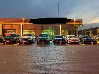 Car showroom 320 sqm fully finished with Ac's for rent in directly on al wahat road in 6 October