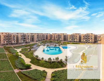 شقة للبيع فى جاليريا مون فالى متشطبة بالمطبخ والدريسنج موقع مميز