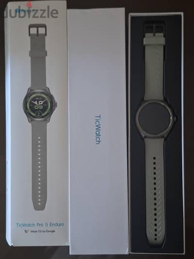 ساعة تيك واتش برو ٥ اندرو ticwatch pro 5 enduro
