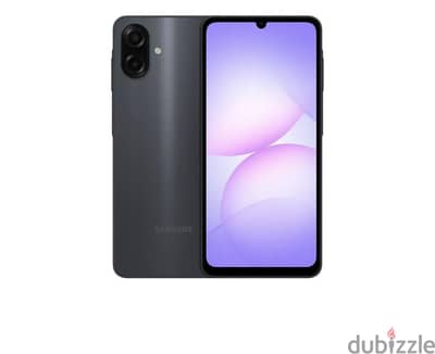 Samsung A07 جديد مساحه ١٢٦ رام ٨ لون اسود ضمان متبرشم