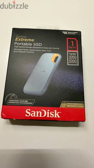 للبيع: SanDisk Extreme Portable SSD 1TB